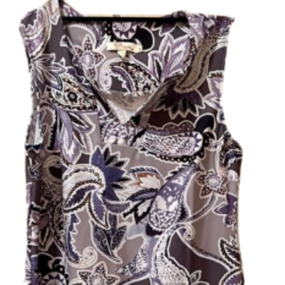 Anthropologie Aryeh Sleeveless Split Neck Dress